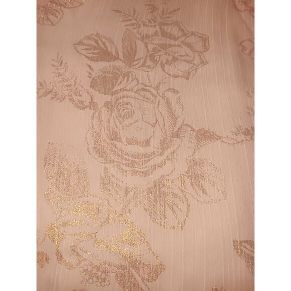 Boho Fairy Romantic Blouse Peasant Top 1X Flowy Ruffles Floral Roses Cottagecore - Picture 4 of 12